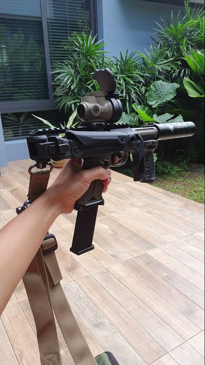 Action Army AAP-01 full auto firing