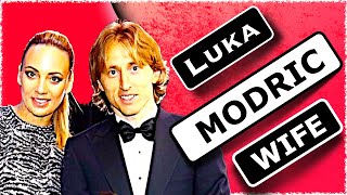 Real Madrid & Croatia player luka modric with his pretty wife and kids Real Madrid wags