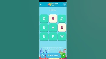 Wordbrain 2 Ocean Event Day 1 [June 10 2024] | Wordbrain 2 Answers