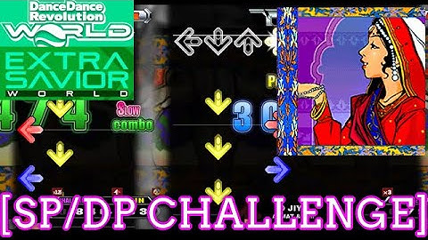 【DDR WORLD】 O JIYA / ASMAT & emi [SP/DP CHALLENGE] 譜面確認 Play