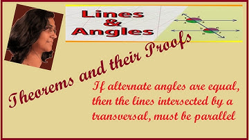 Theorem 6.3 - Converse of Alternate angle theorem - Lines and Angles - Class 9 - Mathematics
