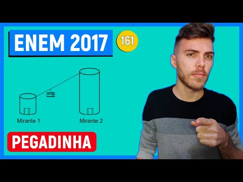 🛑PEGADINHA - 161 Enem 2017 - Em um parque há dois mirantes de alturas distintas que são acessados