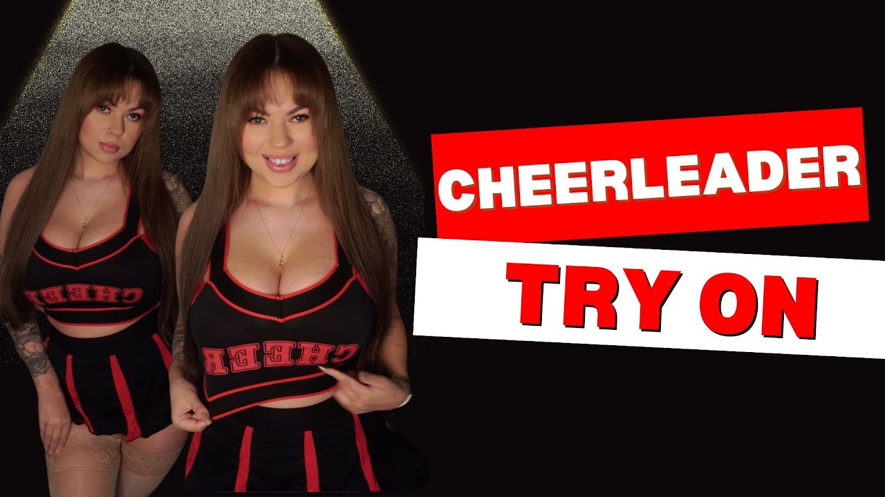 CHEERLEADER TRY ON | MODELLING VIDEO | AMIRAH LEIA - YouTube