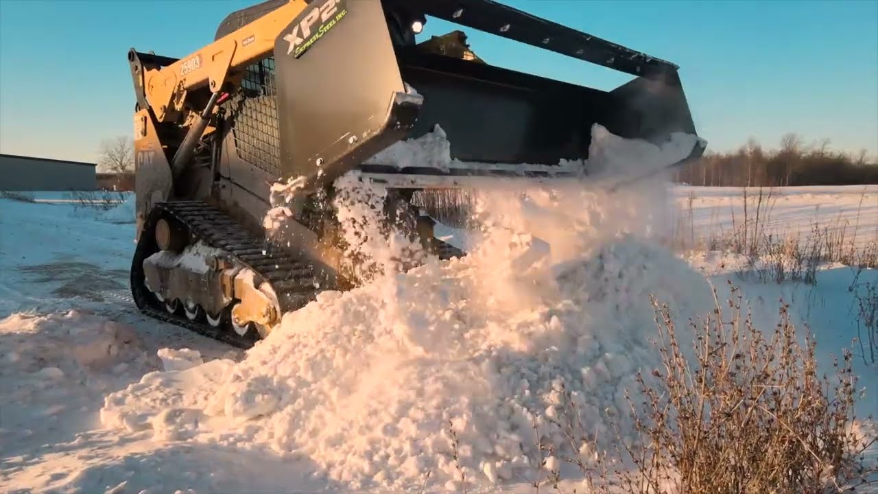 Express Steel snow pusher lineup