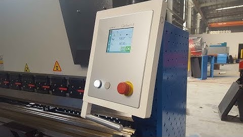 Cybelec touch6 control system for CNC electric-hydraulic metal sheet bending machine (press brake)