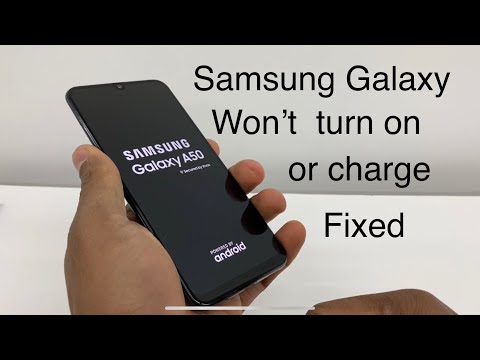 Fix Samsung Galaxy a50, a90 wont turn on or charge, black screen