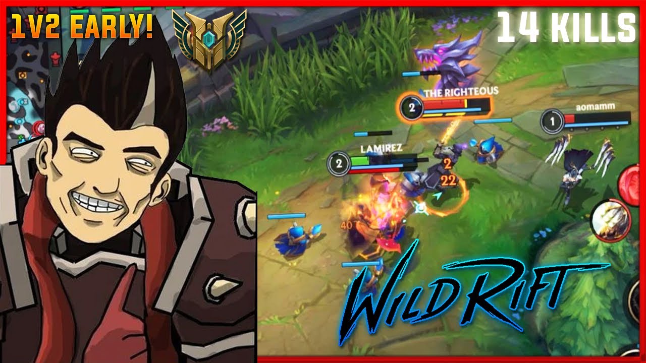 DARIUS THE BRUSIER XDDDD | 14 KILLS | WILDRIFT