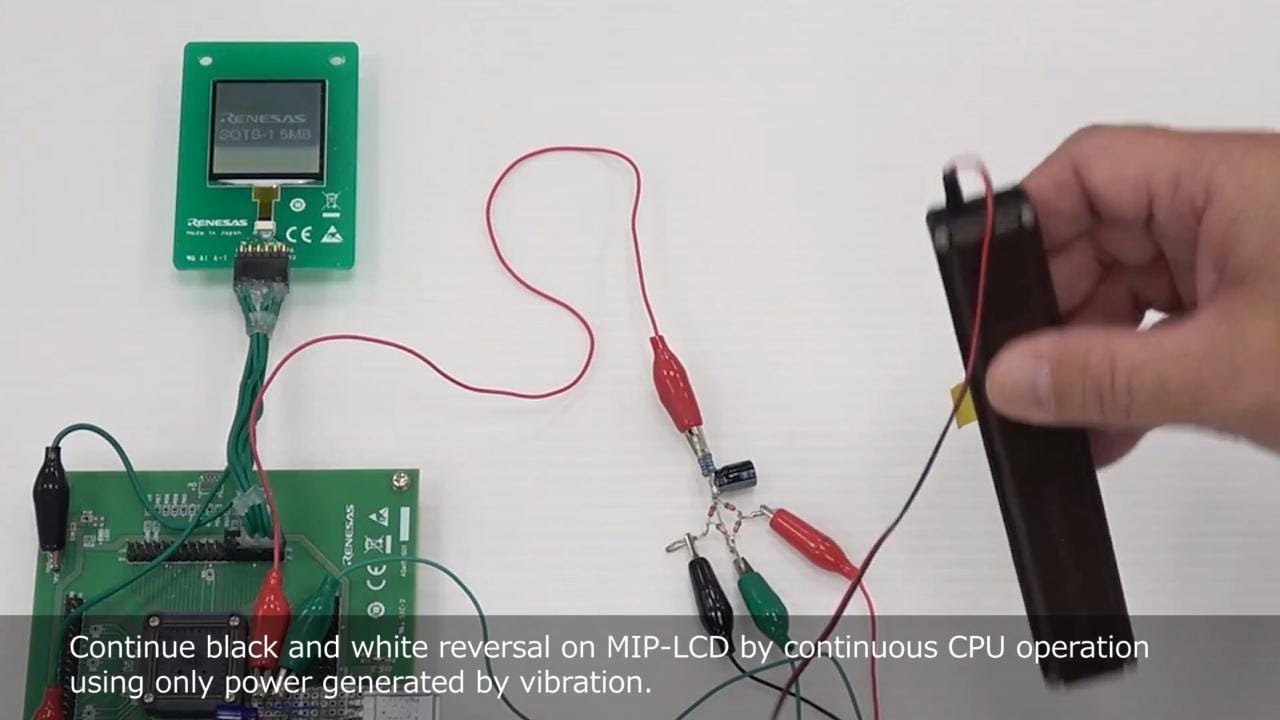SOTB Energy Harvesting Demonstration / Vibration Power 1 YouTube