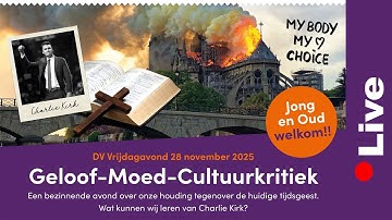 GELOOF – MOED – CULTUURKRITIEK