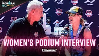 Women's Podium Interview | Zafiro IRONMAN 70.3 Alcúdia-Mallorca by IRONMAN Triathlon 1,939 views 3 weeks ago 4 minutes, 35 seconds