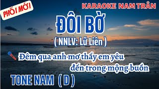 Karaoke Đôi Bờ Tone Nam | Nam Trân