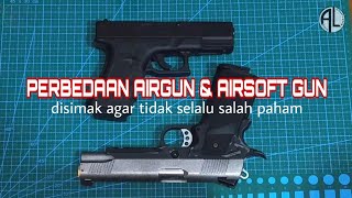 Perbedaan airgun & airsoftgun (glock&hicapa)