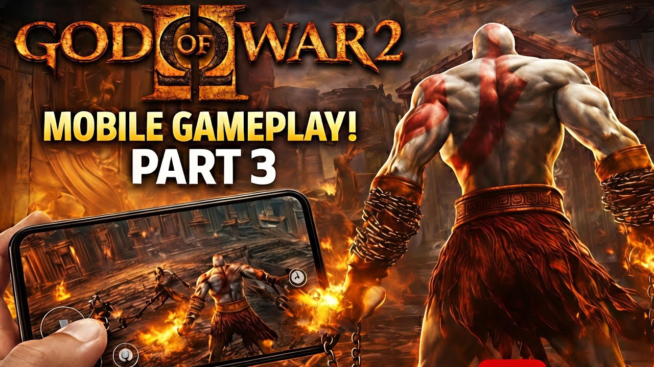 🔥 God of War 2 Mobile Gameplay – Part 3 is HERE! 🔥⚔️ Kratos returns. Pure rage. Pure action.📱