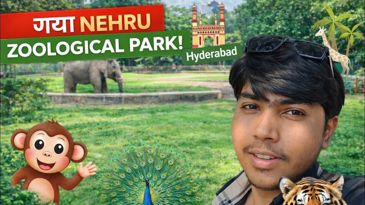 (part 1) Nehru geological zoo park in Hyderabad 🏞️💸 