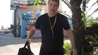 Wild Man Chris Living In America In Los Angeles On Century Blvd