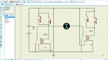 PUENTE H SIMULADO EN PROTEUS // H BRIDGE IN SIMULATED PROTEUS