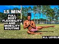 15 min full body flexibility and mobility routine all levels