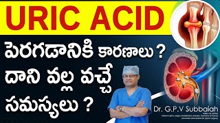 Increased uric acid levels- causes and problems I uric acid I Uric Acid Levels I Dr GPV Subbaiah