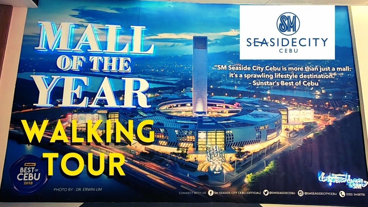 Cebu City | SM Seaside City Walking Tour | Mall of the Year - YouTube
