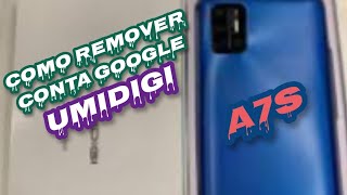 REMOVER CONTA GOOGLE "UMIDIGI" A7S SEM PC ATUALIZADO DEZEMBRO 2022