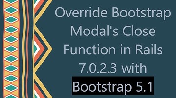 Override Bootstrap Modal