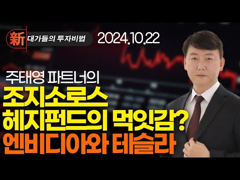 테슬라 엔비디아 진매트릭스 녹십자엠에스 <strong>LIG넥스원</strong> STX그린로지스 흥구석유 흥아해운 SK하이닉스 랩지노믹스 | 新대가들의투자비법 주태영 차트 고수 필살기 (20241022)