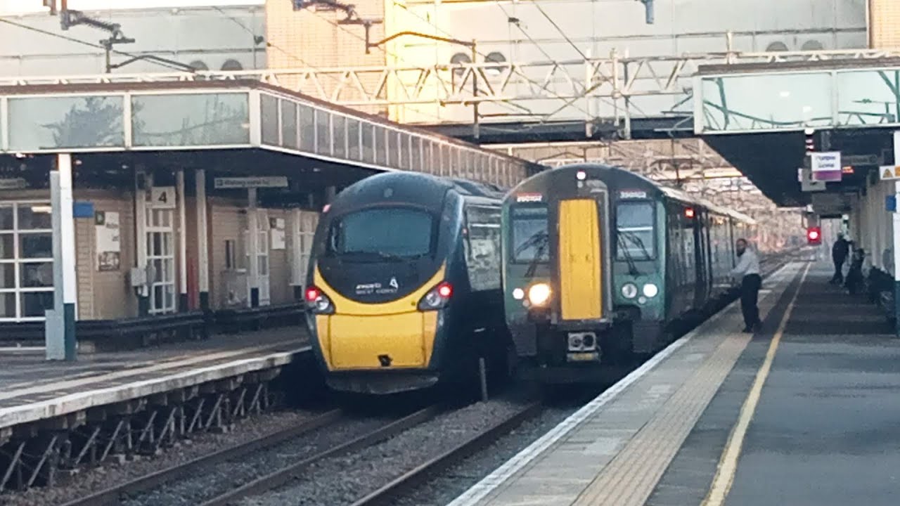 Trains at MK Central Station - 24th Feb and 6th March 2025