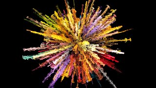 Golden Powder Explosion with Alpha - NO Copyright