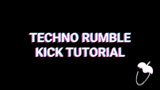 Rumble Techno Kick Baseline Fl Studio 20 Tutorial