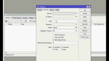 Mikrotik setup PPPOE client