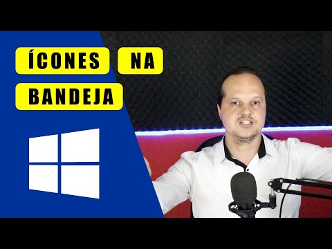 Vídeo: Onde está o ícone da bandeja do sistema?