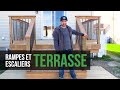 Construire un escalier et installer les rampes dun patio 44