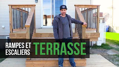 Comment fabriquer une rampe d'escalier extérieur en bois ?
