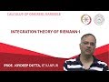 Integration theory of Riemann-I