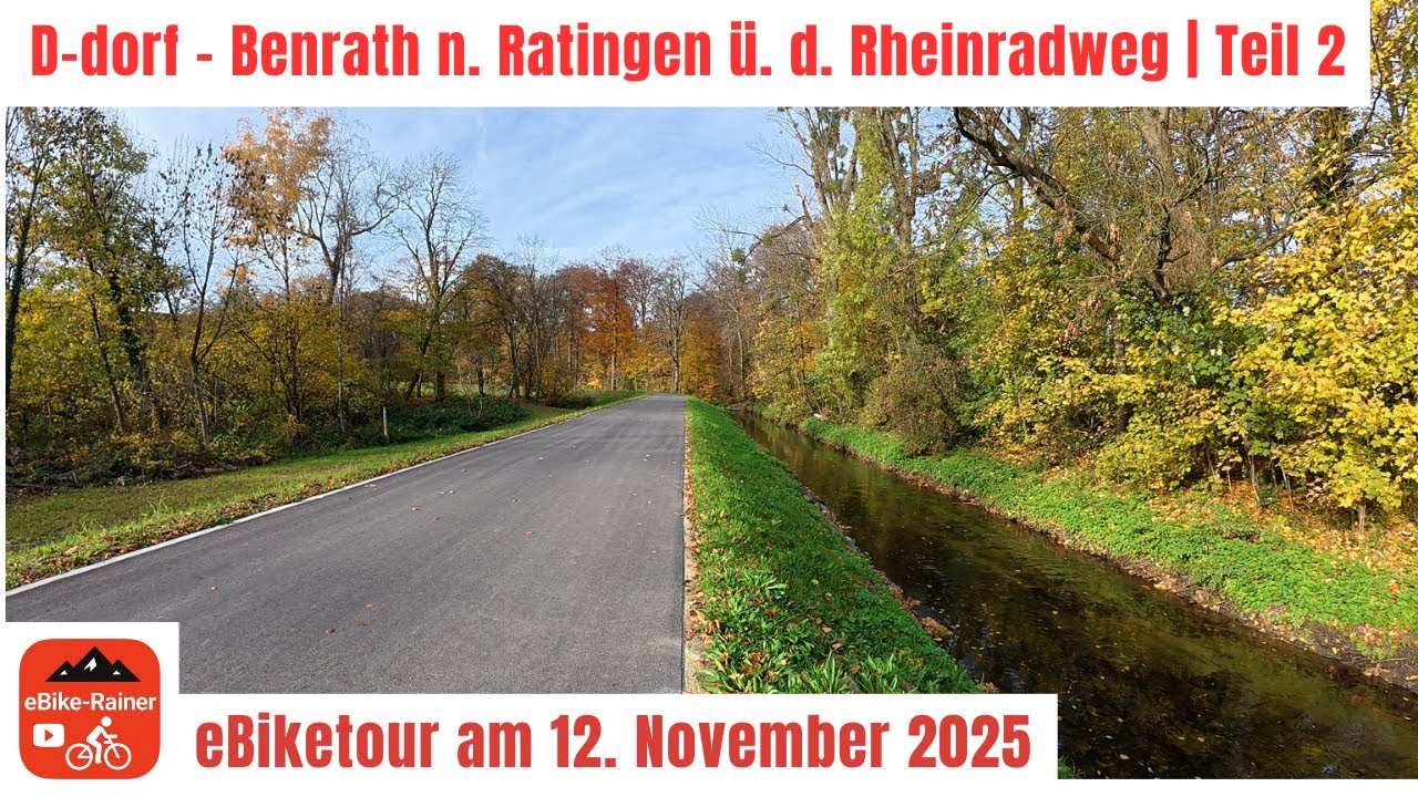 Benrath - Ratingen | eBiketour im November 25 - Teil 2