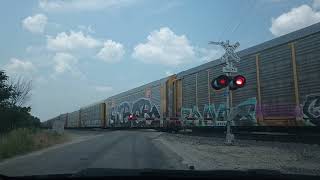 BNSF 5056 outside of Mazon IL