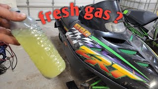 ZRT 600 Triple part 2...why won't it run? Bad gas!!