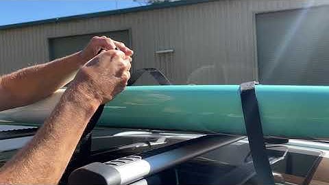 How to strap your Paddleboard to your Car