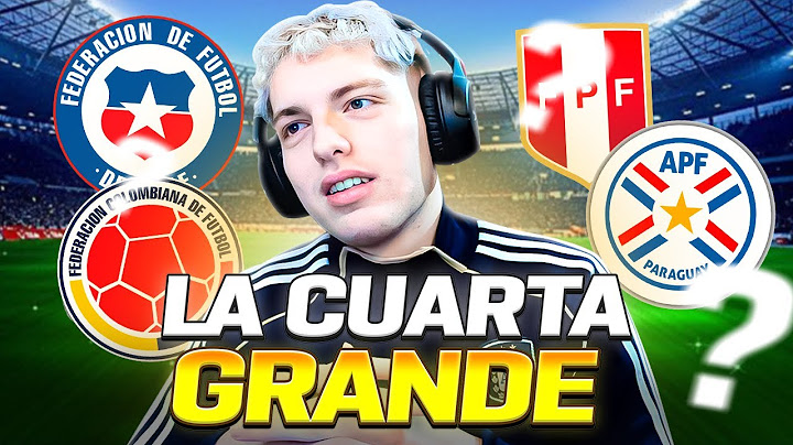 ¿CUAL ES LA 4TA SELECCION GRANDE DE SUDAMERICA? ¿CHILE, PARAGUAY, PERU o COLOMBIA? (2023)