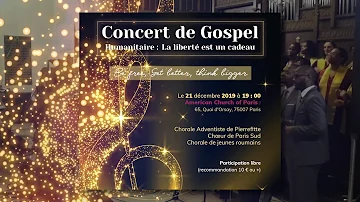 Freedom, un Noël de Liberté - Concert Humanitaire Negro Spiritual et Gospel - 21 décembre 2019