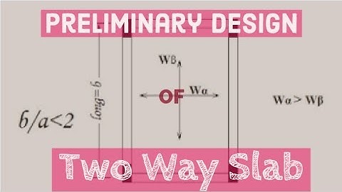 Preliminary Design of Slab