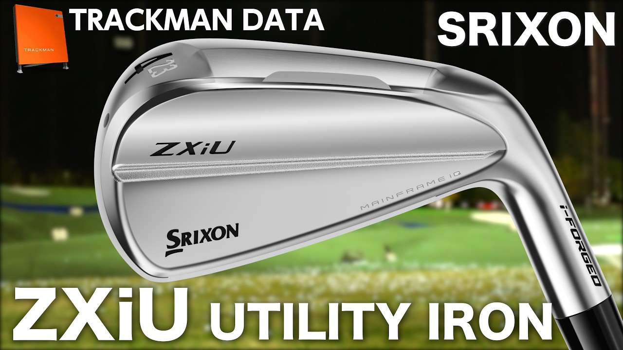 ゆうこりん SRIXON ZXiU UTILITY IRON 2026 | TrackMan Test & Review - YouTube