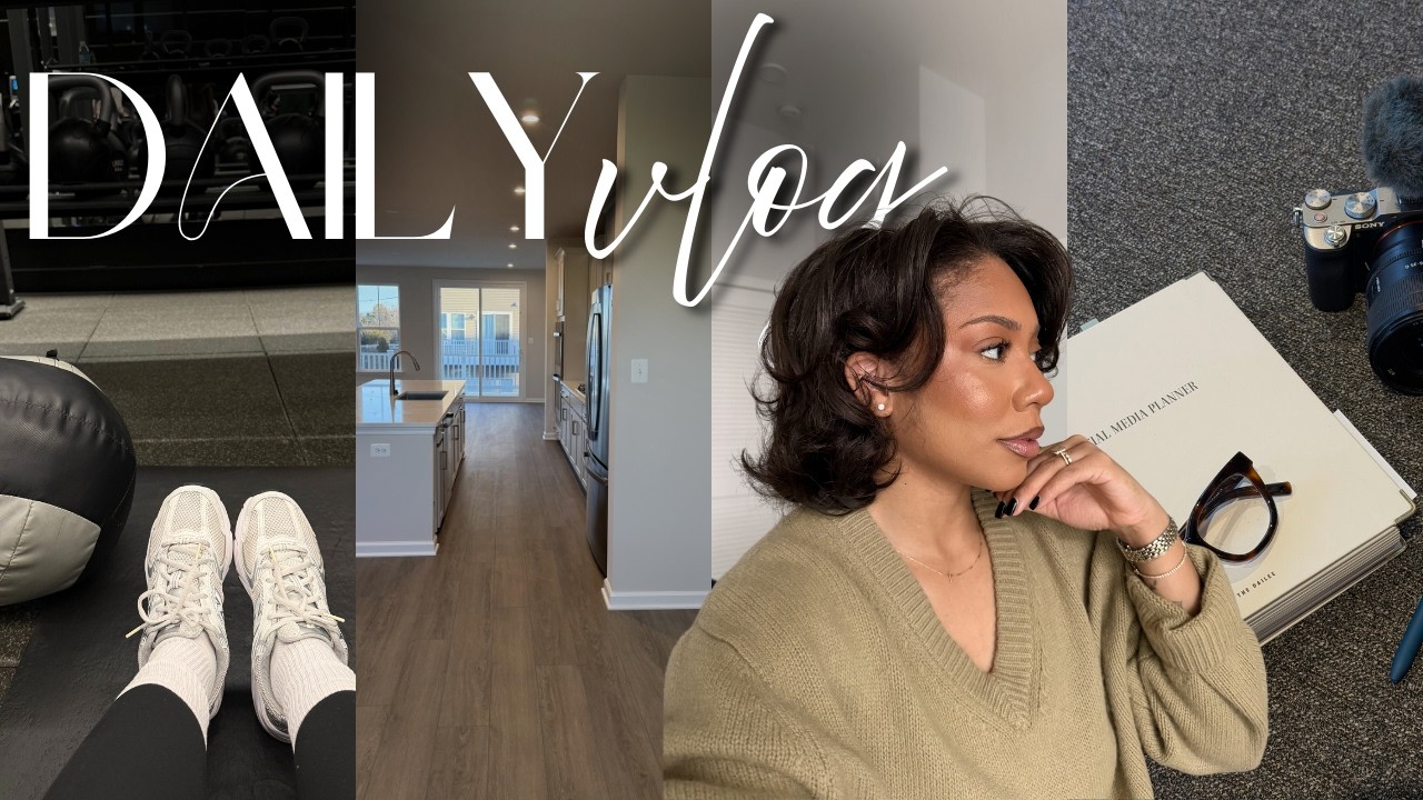 OUR HOUSE IS READY!! | working out, new braids, seeing the new house, & more  | a daily vlog