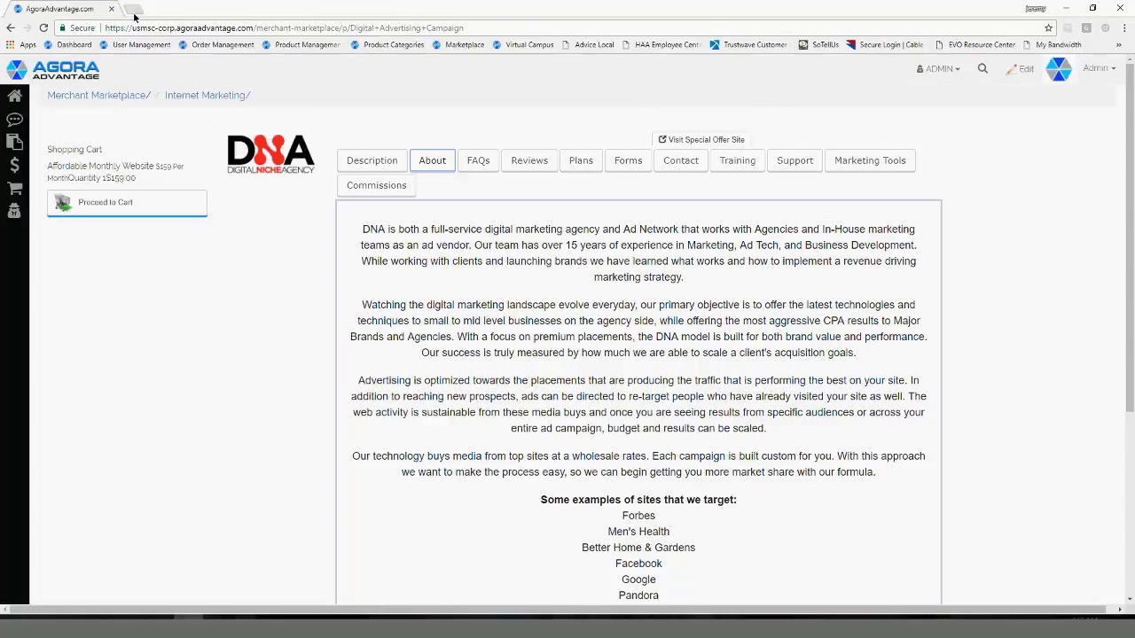 Digital Niche Agency DNA - Digital Ad Campaigns - Agora Advantage Advanced Training