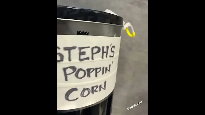 The Kings hooked Steph Curry up with his very own popcorn 🍿😂 | #Shorts