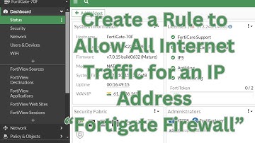 How to Whitelist an IP for Unrestricted Internet Access in FortiGate