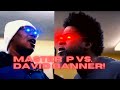 DAVID BANNER & MASTER P stand off during a POWERHOUSE PERFORMANCE in the film NEVER HEARD