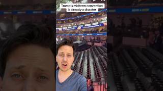 GOP Midterm Convention Opens With ROWS of Empty Seats 😳 #Trump #GOP #Shorts