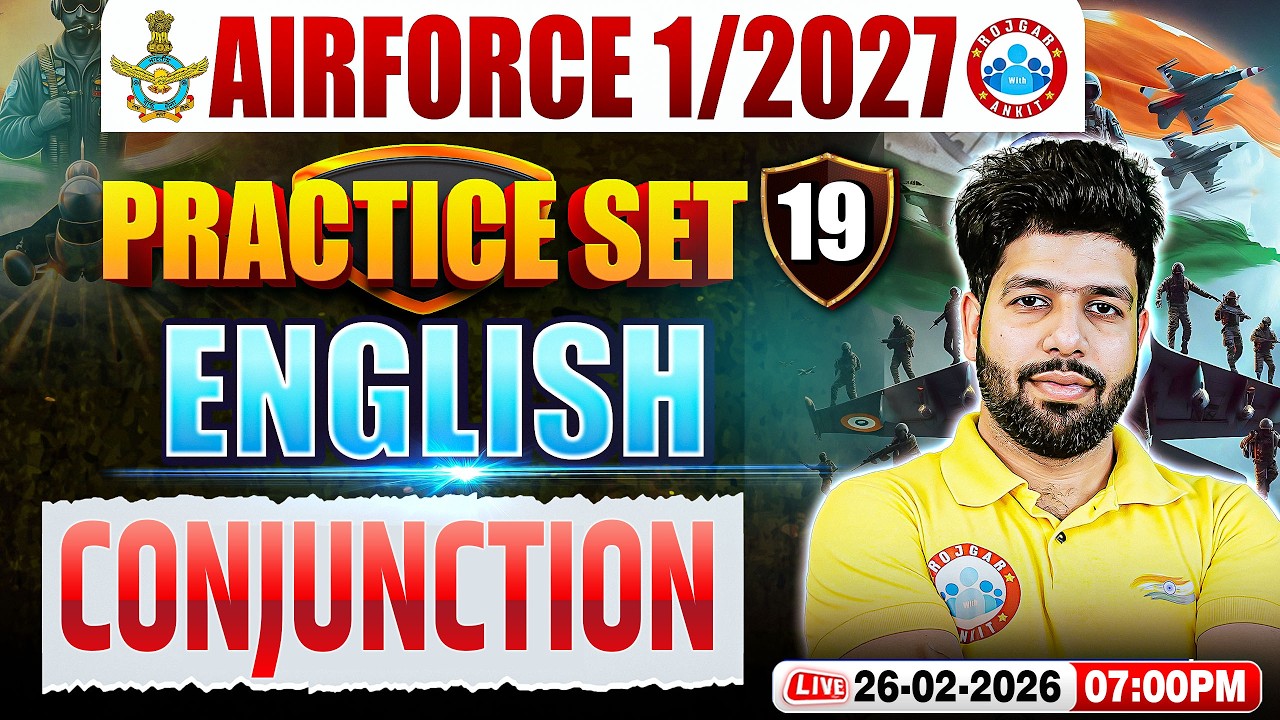 Airforce English X and Y Group Classes | Airforce English Practice Set | English For Airforce 1 2027