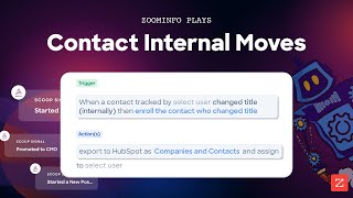ZoomInfo Tutorial: Track Internal Job Changes & Automate Workflows | GTM Plays